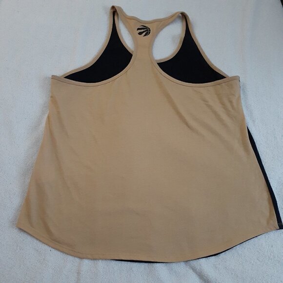 Nike Women's Size XL Toronto Raptors Black Gold North Dri Fit Tank Top Jersey - Picture 7 of 12